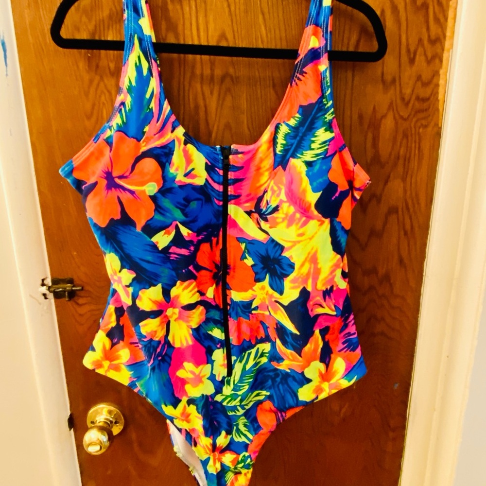 Vibrant Floral One-Piece Swimsuit